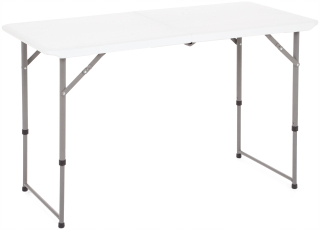 Záhradný stôl, stolík - Stravovacie tabuľky skladanie dve výšky 122 cm