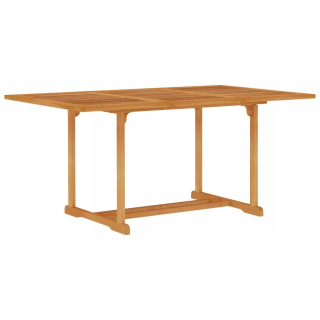 Záhradný stôl, stolík - Záhradný stôl, 150x90x75 cm, drevo z masívneho dreva