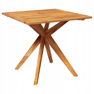 Záhradný stôl, stolík - Záhradný stôl, 85x85x75 cm, tuhé drevo Acacia