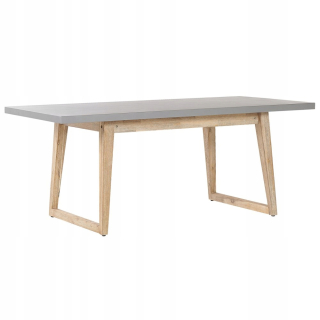 Záhradný stôl, stolík - Betónová záhradná tabuľka 180 x 90 cm šedá Oria