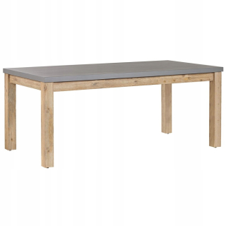 Záhradný stôl, stolík - Betónová záhradná tabuľka 180 x 90 cm šedá ostuni