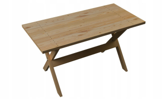 Záhradný stôl, stolík - Drevený záhradný stôl 130 cm