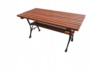 Záhradný stôl, stolík - Záhradná tabuľka 100 x 55 cm bieleho Baltického obdobia II