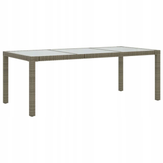Vidaxl Garden Table, Gray, 120x70x66 cm, Lite DR