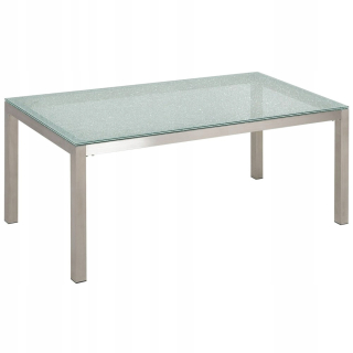 Záhradný stôl, stolík - Sklenený záhradný stôl 180 x 90 cm grosseto