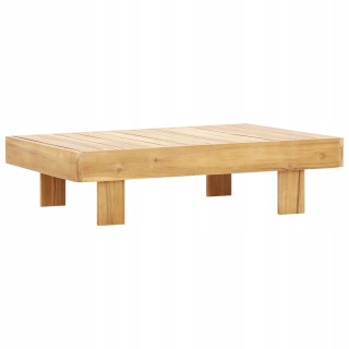 Záhradný stôl, stolík - Konferenčný stolík, 100 x 60 x 25 cm, akácia z masívneho dreva