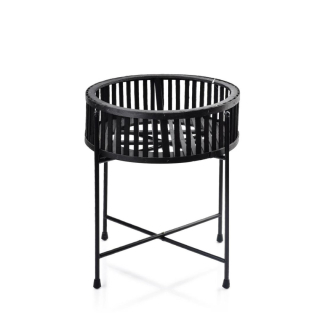Záhradný stôl, stolík - Lucie Black 35 cm konferenčný stolík