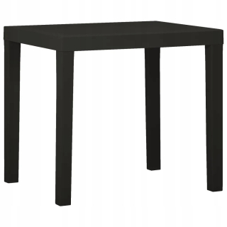 Záhradný stôl, stolík - Záhradný stôl, antracit, 79 x 65 x 72 cm, štvorcový