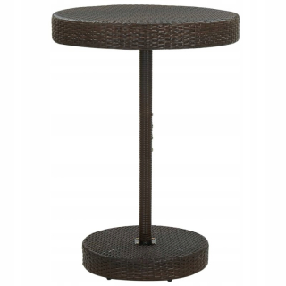 Záhradný stôl, stolík - Záhradný stôl, Brown, 75,5 x 106 cm,