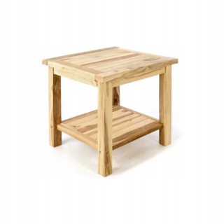 Záhradný stôl, stolík - Šedý konferenčný stolík 60x40x36cm Rattan PE