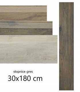 Stoneware stupne dreva 3 farby 30x180 cm nová