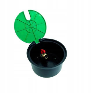 Spojka, adapter na závlahový systém - Studňa na prívod vody s ventilom 3/4" ventilová skrinka