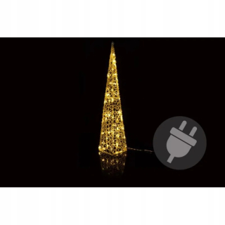 Vianočný akrylový kontakt pyramíd