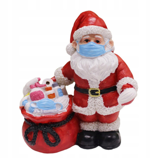 Santa Claus v maske pre ozdobu dekorácie
