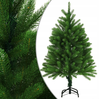 Umelý vianočný stromček s realistickými ihlami, 120 cm,