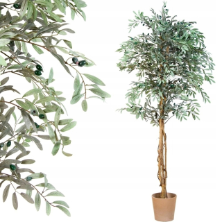 Dekorácia do záhrady - Umelý strom Olive 190 cm olivový strom