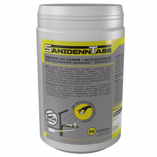 Prostriedok do žumpy, septiku - SANIDENN TABLETY BAKTÉRIE DO septikov, PRÍPRAVA 100