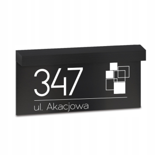 LED tabuľka osvetlené číslo domov