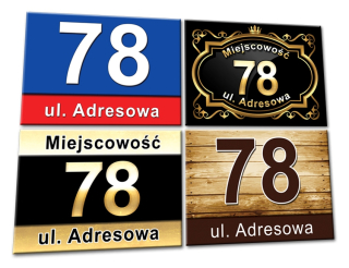 Tabická tabuľka DOM DOM DOM DIBOND CIFTA
