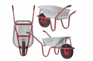 Záhradný vozík - PEVNÁ KONŠTRUKCIA KOVOVÝ GARDEN fúrik 120 L / 140 L PEVNÁ KONŠTRUKCIA
