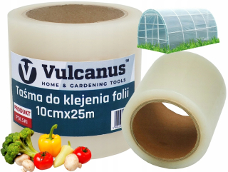 Fóliovník - Silné 10 cm x 25 MB opravy tunelov na lepenie tunelov záhradníckych fólií