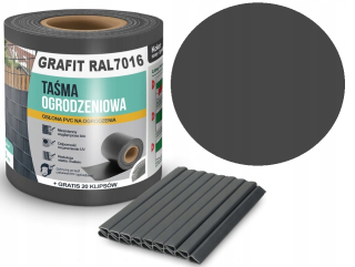 Pletivo, sieť - Páska proti plotu 19cmx35m plota krytu UV filter + sponky