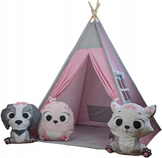 Stan pre deti - Tipi Pink Team Stan Teeee +3 Zvieratá + stabilizátor detí detí