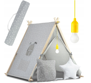 Stan pre deti - Tipi stan pre deti vankúšová lampa LED bavlnená prémiová hra