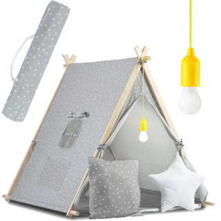 Stan pre deti - Tipi Stan for Children House Cushion lampa LED bavlna prémiový nukido zásah