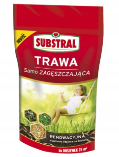 Samotná tráva zhrubne substrát renovácie 250g