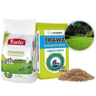 Záhradné hnojivo - Univerzálna tráva 10 kg koncentrácia rezistentná 400 m2 + hnojivo s trávnikom 10 kg
