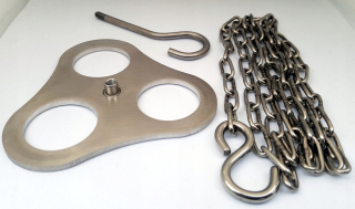 Záhradné ohnisko - Trinity for Bonfire Briler Grill Bushcraft Inox