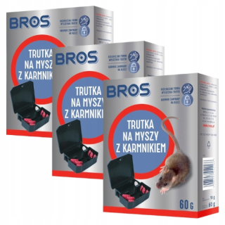 Repelent, plašič pre zvieratá - Deratizačná stanica myši facker bros x 3
