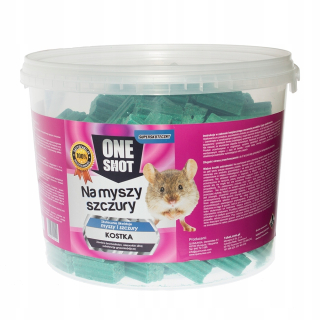 Repelent, plašič  pre zvieratá - Myš a potkany v kocke jeden výstrel 5 kg