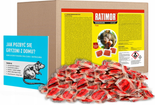 Repelent, plašič pre zvieratá - Poison Poison Mouse potkany hlodavce ratimor pasta červené 10 kg