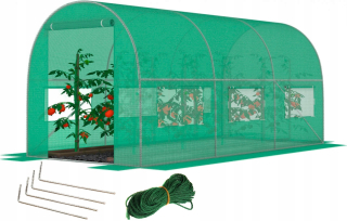 Fóliovník - Záhradný plastový tunel skleník 3,5x2m fólia 7m2