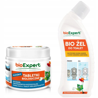 Prostriedok do žumpy, septiku - Biologické tablety pre septické nádrže 12 ks + gél 500 ml