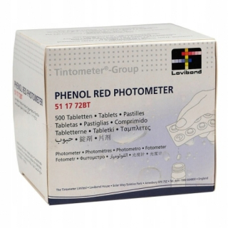 Bazénová chémia - PHENOL RED fotometrické tablety na meranie pH 500 ks