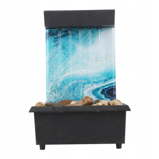 Vidaxl Garden Fountain, striebro, 60,2x37x122.1 c