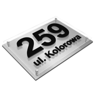 Rada adries do domu 3d hliník 40x30