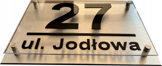 Číslo adries pre 3D hliníkový dom 45x30