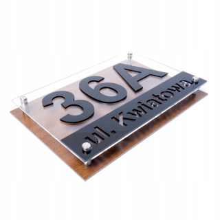 Adresa Plate Manufaktura 40 cm x 30 cm