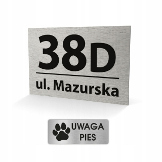 Číslo tabuľky adries pre dom 30x20
