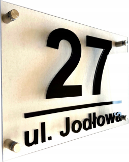Číslo tabuľky adresy pre 3D Plexi House 30x20