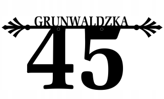 Číslo tabuľky adresy pre dom s názvom ulice