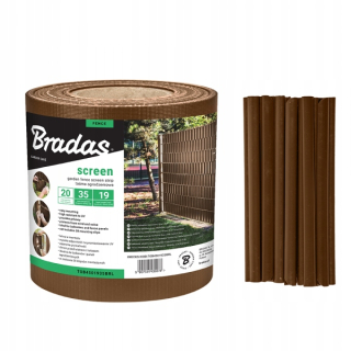 Pletivo, sieť - Plot páska 19 cm x 35 m hnedý RAL 8011