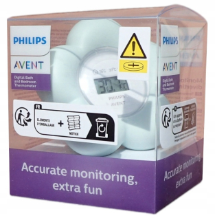 Bazénový teplomer - Digitálny elektronický teplomer pre kúpeľňu Philips Avent Sch480