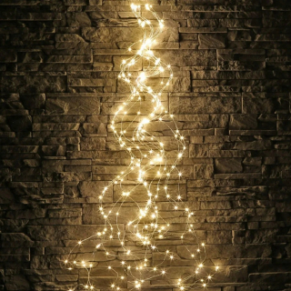 Svetelný stĺp do záhrady - Thrisdar 200/600 LED svetlo viniča Copper Wire Branch Light Plug-In