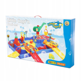 Vodný stolík pre deti - Vodná dráha 3v1 LodeAutožeriavy WADER XXL