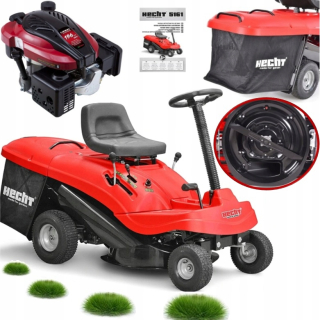 Záhradný traktor jazdec Hecht s košom